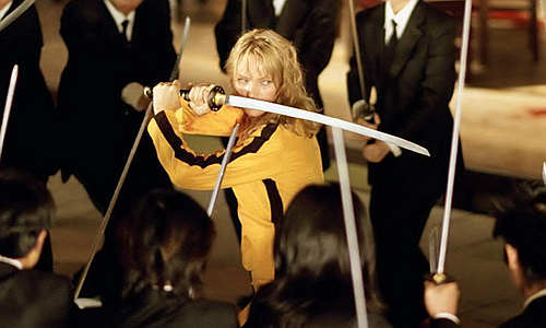 Japanese Katana and sword imagery associated with the movie Kill Bill Japanese Katana and sword imagery associated with the movie Kill Bill